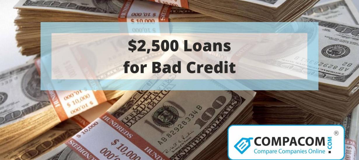 $2500 Loan for Bad Credit 