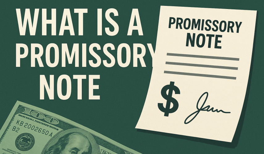 What Is a Promissory Note for a Loan? 